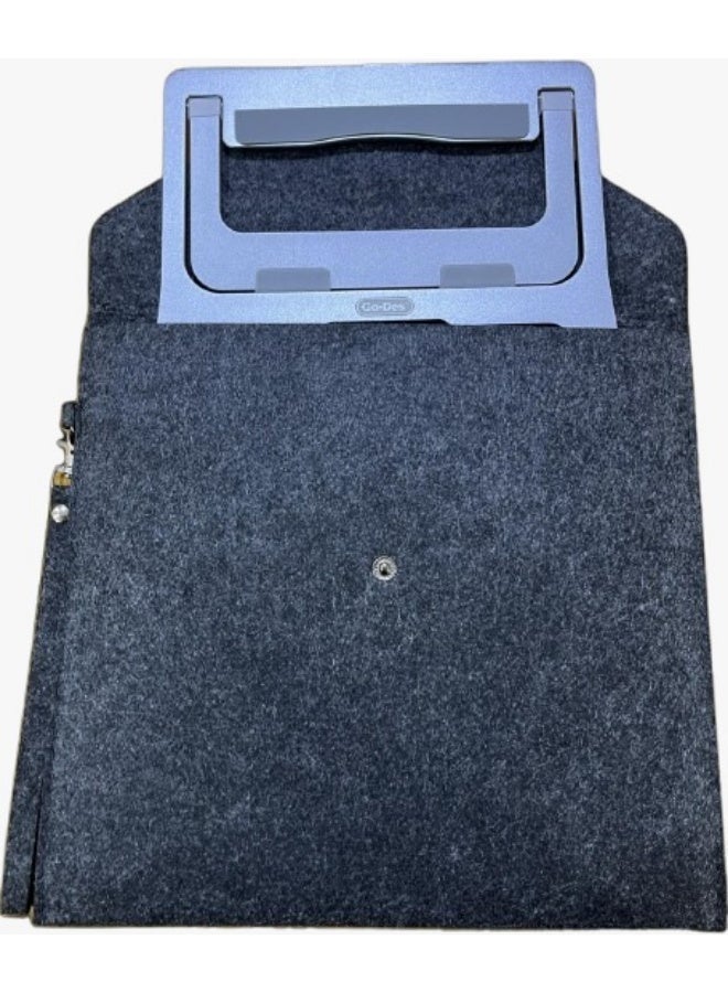 GO-DES Go Des Aluminium Alloy Collapsible Laptop Holder GD-HD 887 Silver - Image 3