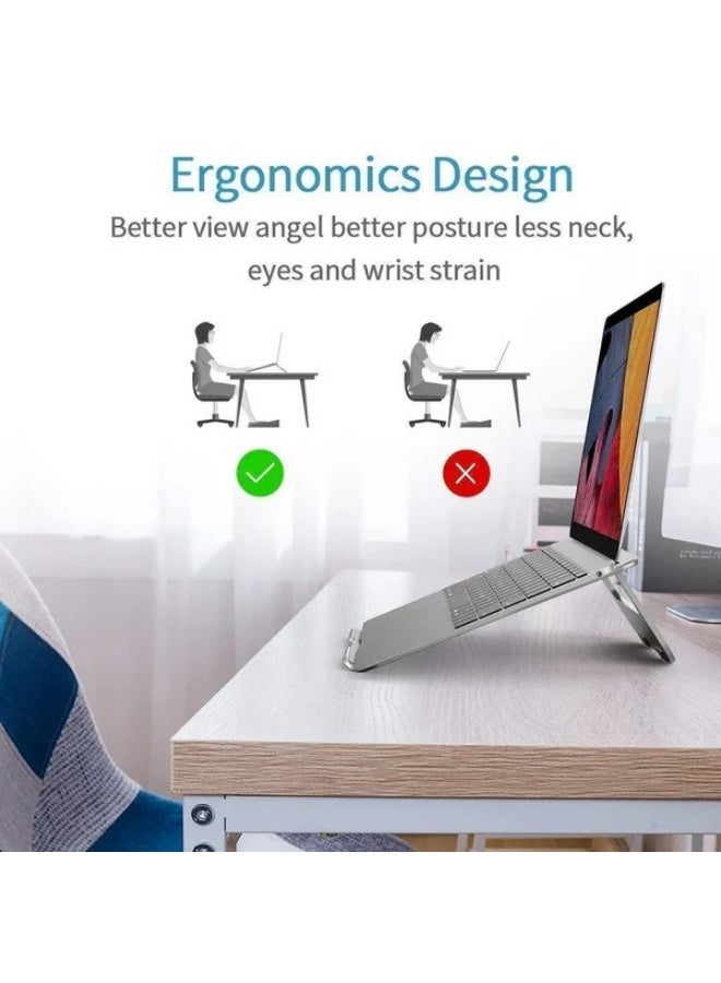 GO-DES Go Des Aluminium Alloy Collapsible Laptop Holder GD-HD 887 Silver - Image 4