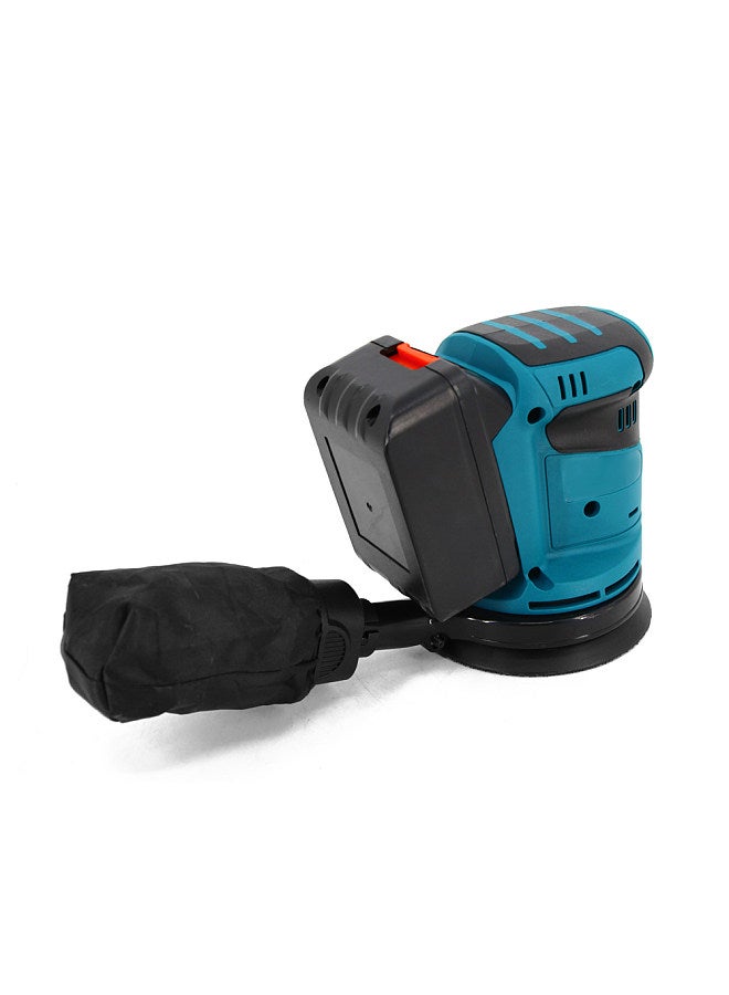 125mm Brush Motor Cordless Orbital Sander Wood Grinder Electric Car Polisher Multifunctional Wood Metal Waxing Polishing Grinding Sanding Machine 3 Speed  - Image 1