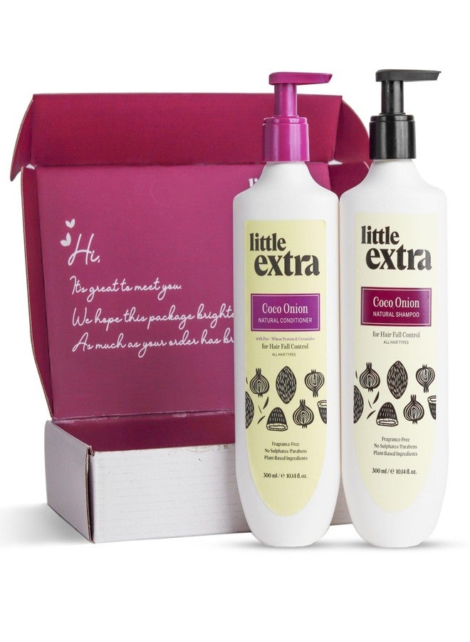 Little Extra Coco Onion Shampoo + Conditioner Combo (300+300ML) - Image 1