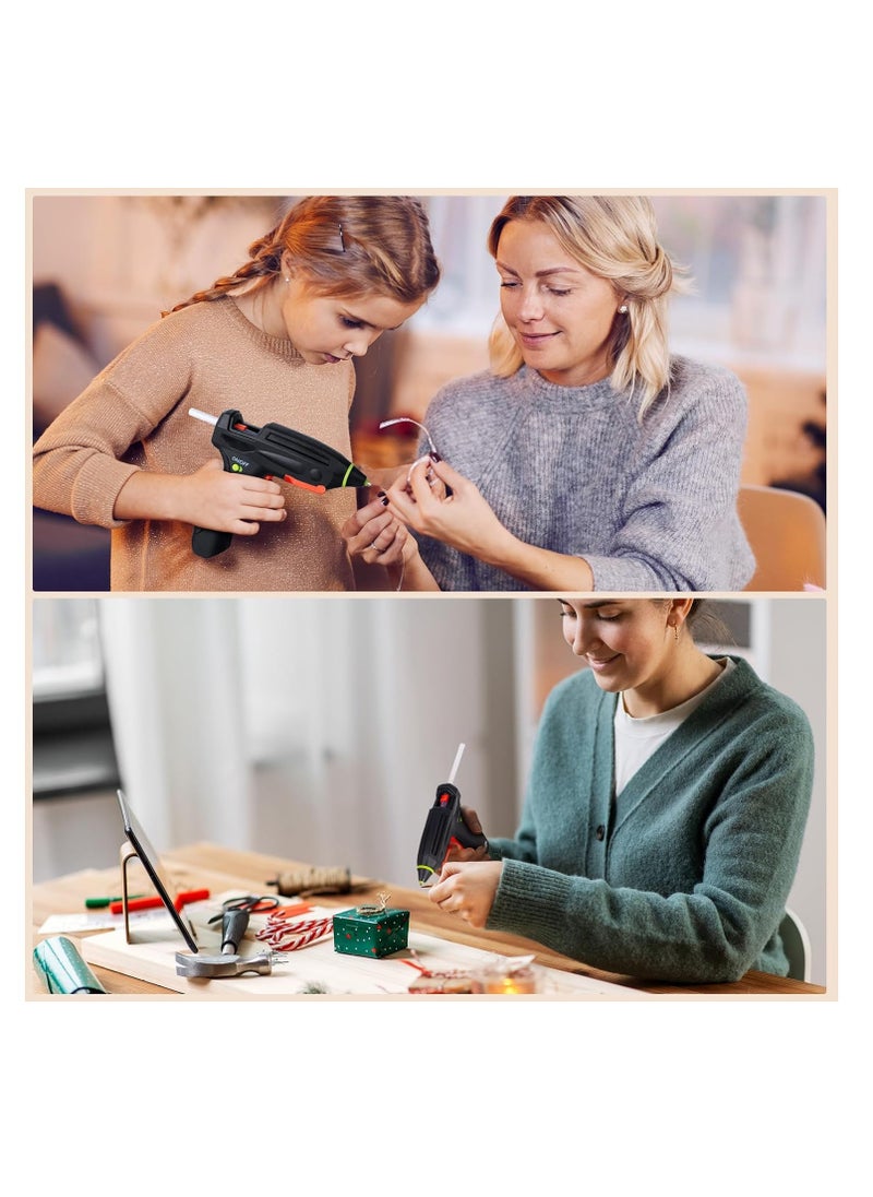 SYOSI - Glue Gun,Cordless Hot Glue Gun with 20pcs Glue Sticks, Rechargeable Glue Gun with Fast Preheating for DIY Crafts, Xmas Gift Wrapping & Home Repairs - Image 1