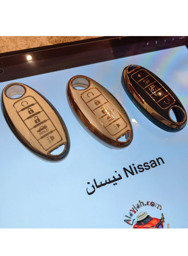 غطاء فوب مفتاح متوافق مع نيسان ألتيما، أرمادا، GT-R، سنترا، فيرسا، إنفينيتي Q50 - Image 3