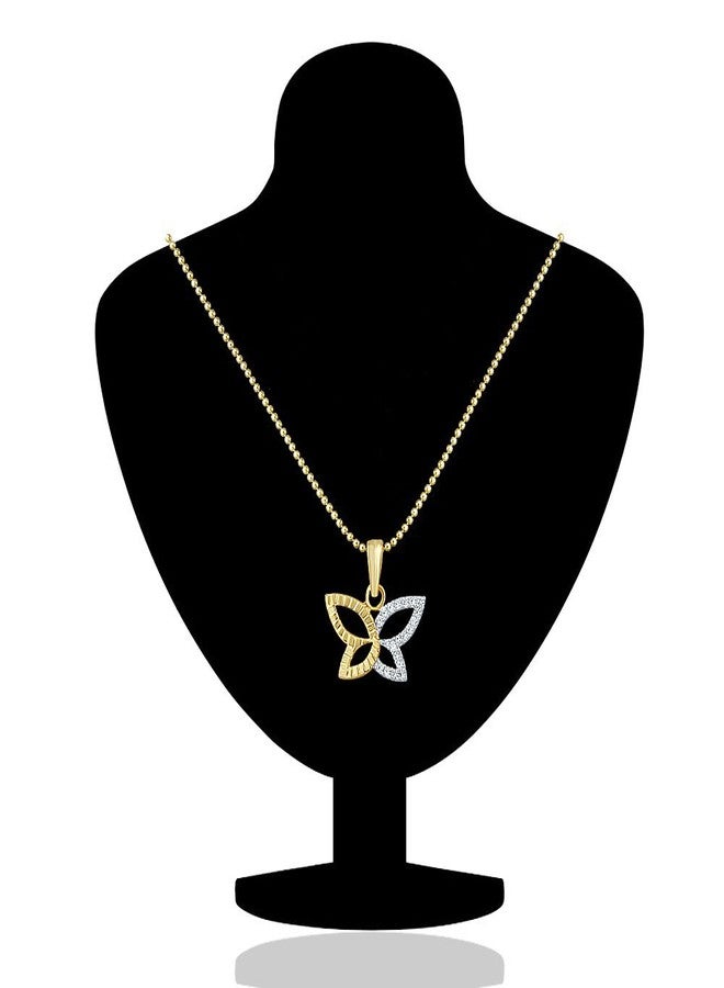 Mahi Gold Plated Pendant with CZ for Women PS1101479G - Image 3