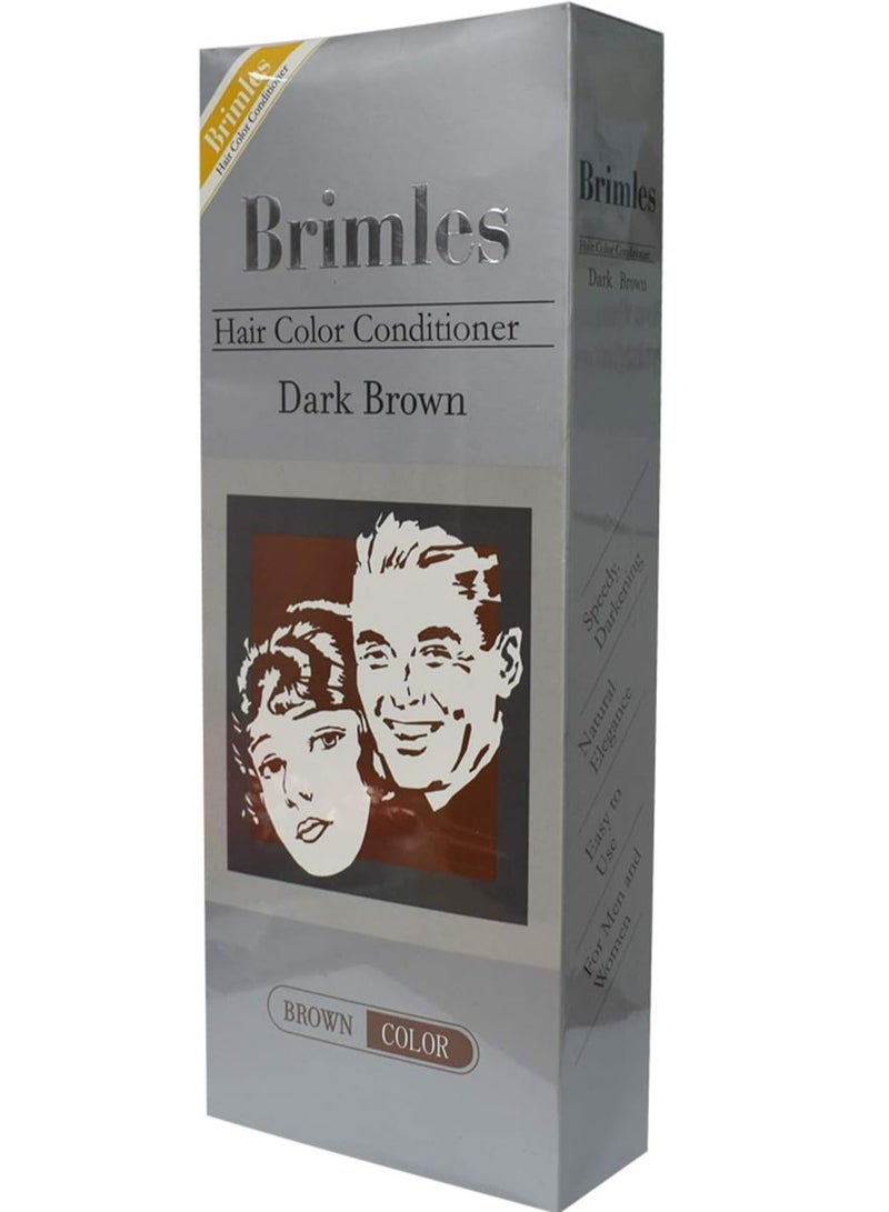 brimles Hair Color Conditioner Dark Brown - Image 2