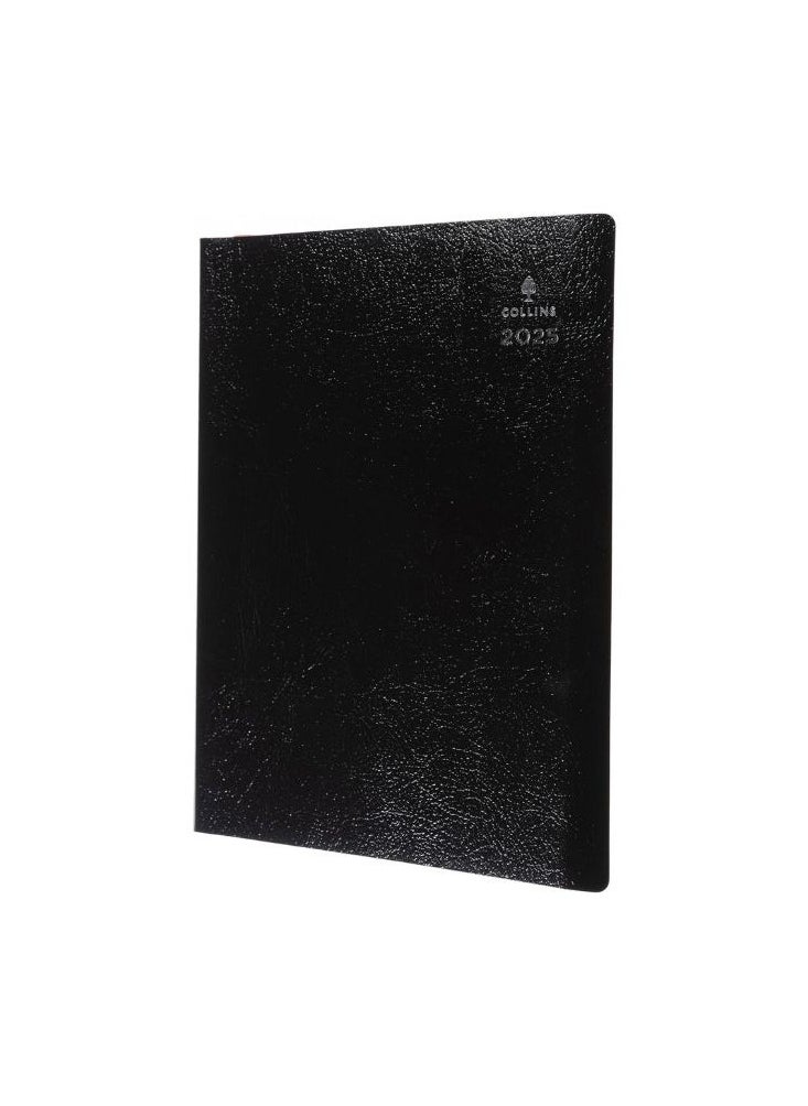 Collins - Collins Leadership 2025 Diary for Professionals - A4 Week to View Business Planner (Appointments) - Graphite - (CP6740.99-25) - Premium Professional Appointments Planner with Leathergrain Cover - Image 1