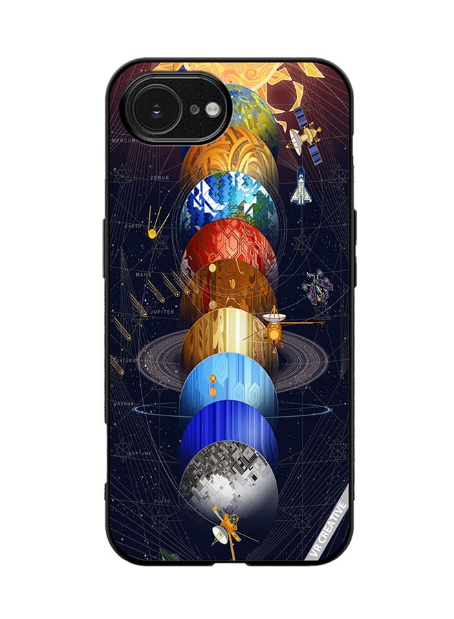 Protective Case Cover For Apple iPhone 16e Earth Design Multicolour