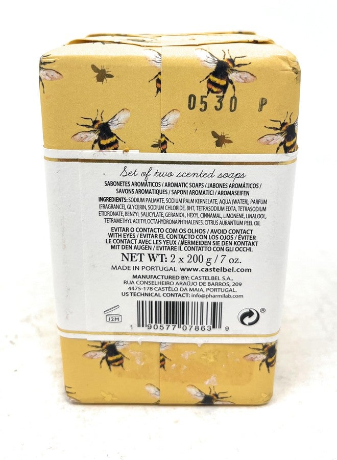 Castelbel Set of Honey Oatmeal Fragranced Luxury Soap, (2 7-Ounce Bars - Image 3