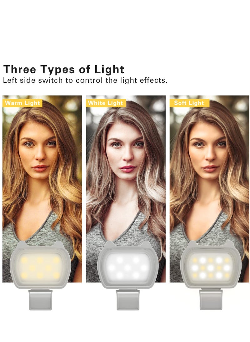 Beauenty - Fill Light for DJI OSMO SE/Insta360 Flow with Three Modes and Adjustable Brightness, Portable Magnetic Mini Cute LED Insta360 Flow, Video Recording - Image 1