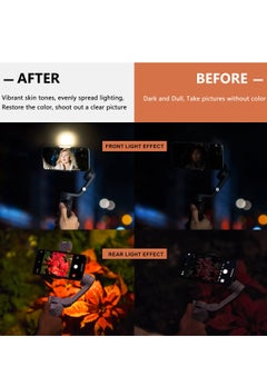 Beauenty Fill Light for DJI OSMO SE/Insta360 Flow with Three Modes and Adjustable Brightness, Portable Magnetic Mini Cute LED Insta360 Flow, Video Recording  - Image 5