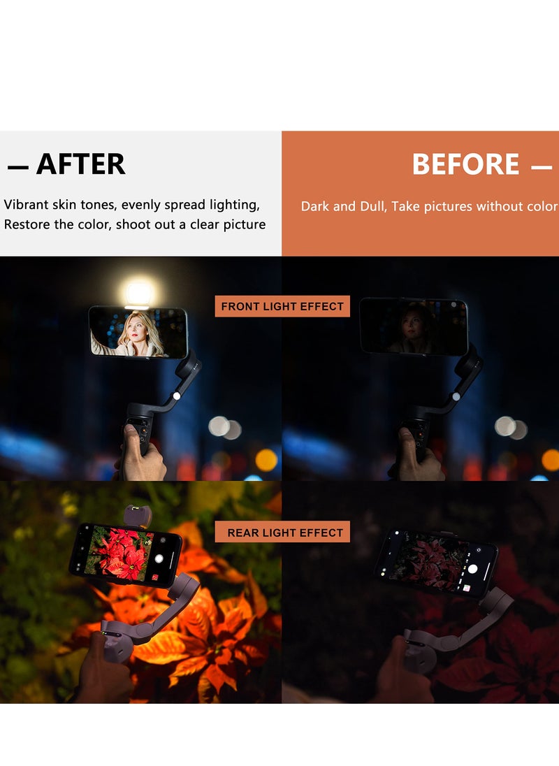 Beauenty - Fill Light for DJI OSMO SE/Insta360 Flow with Three Modes and Adjustable Brightness, Portable Magnetic Mini Cute LED Insta360 Flow, Video Recording - Image 1