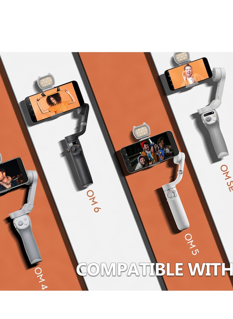 Beauenty - Fill Light for DJI OSMO SE/Insta360 Flow with Three Modes and Adjustable Brightness, Portable Magnetic Mini Cute LED Insta360 Flow, Video Recording - Image 1