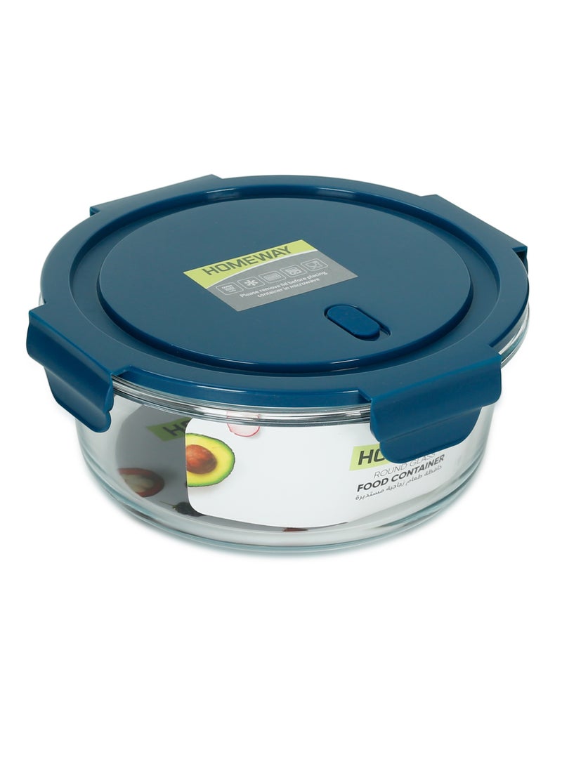 950ml Round Glass Food Container – Durable and Eco-Friendly Storage Solution