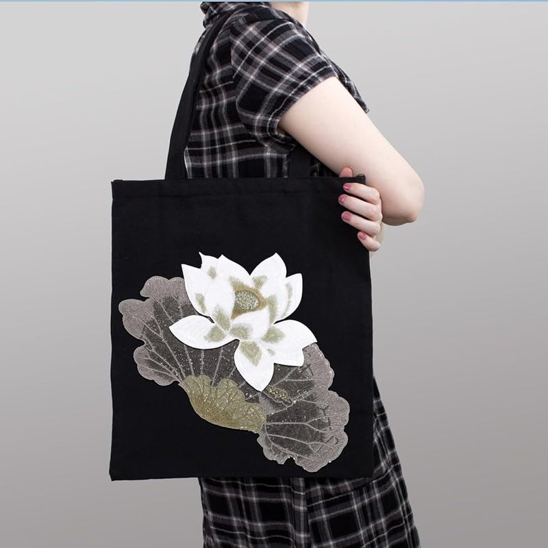 رقائق تطريز الأوراق الحديدية القابلة للكي 2 قطعة تطريزات زهرية للحرف اليدوية على الملابس - Image 4