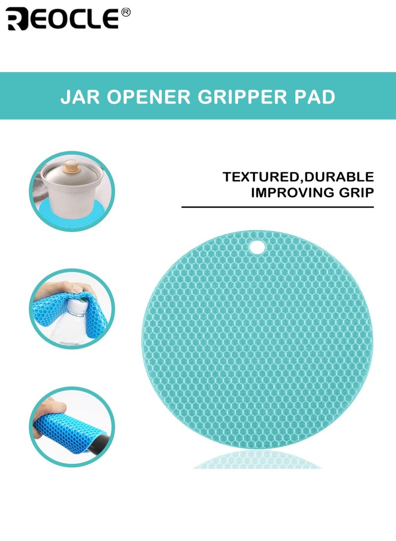 REOCLE 3PCS Easy Grip Jar Opener with Non Slip Rubber Design and Multi Function Feature Senior Friendly Opener with Arthritic Hand Support for Kitchen Use - Image 5