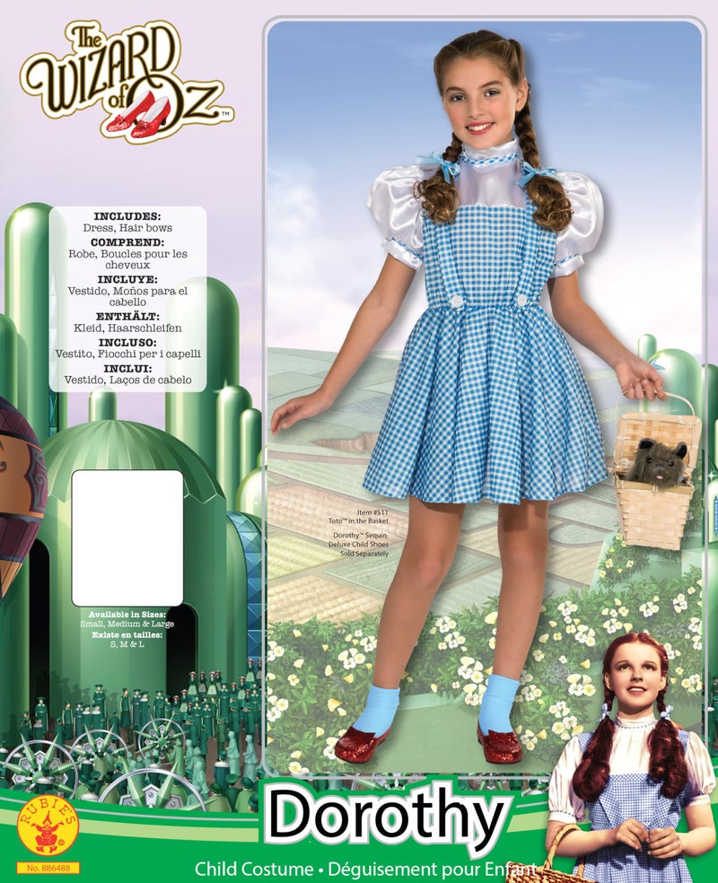 Rubies The Wizard of Oz: Dorothy Costume for Kids, Girl's Small - Image 5