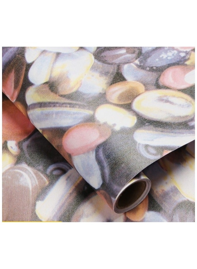 Anna 45cm x 10m Self-Adhesive Waterproof PVC Decorative Wall Stickers - Image 1