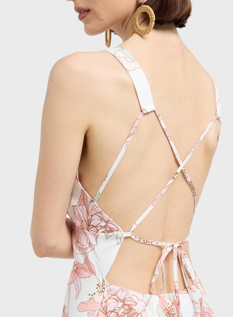 ELLA Floral Tiered Dress - Image 3