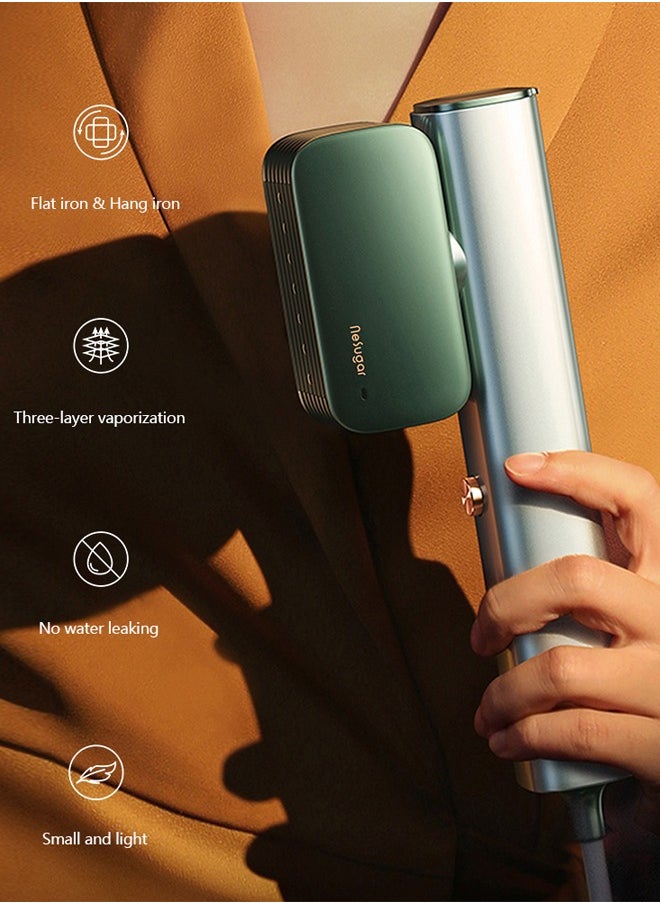 Nesugar Nesugar Steamer for Clothes, Fashion Portable Handheld Garment Steamer, 360g Light, 15s Fast Heat-up, 10 Minutes of Continuous Steam, Light Mini Steam Iron for travel and home (1 Year Warranty, UK plug)  - Image 2