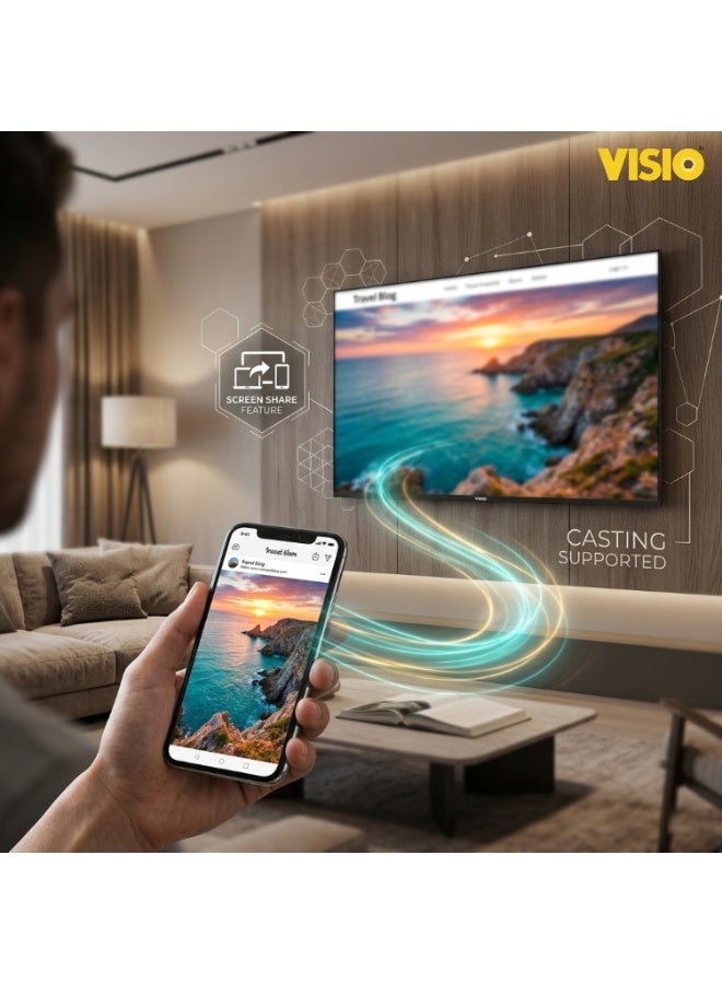 VISIO 75 Inch 4K UHD Smart TV, Powered by Tizen OS, MEMC Motion & Dolby Audio, Free Wall Bracket - Black [75VSSU3Tizen] - Image 5