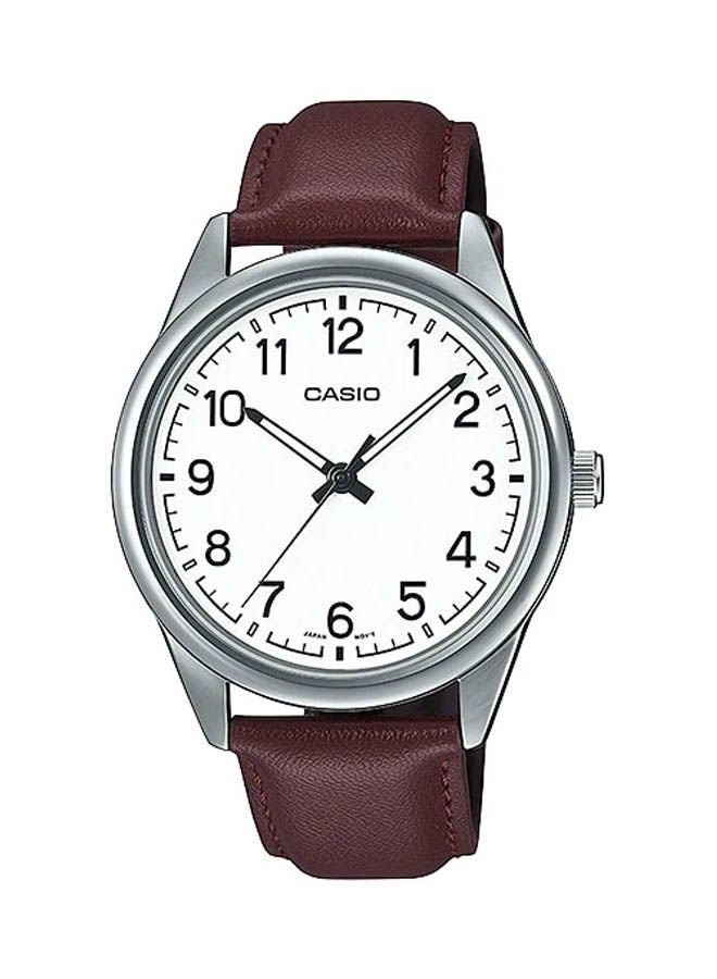 كاسيو ساعة يد من جلد بعقارب MTP-V005L-7B4UDF - Image 1