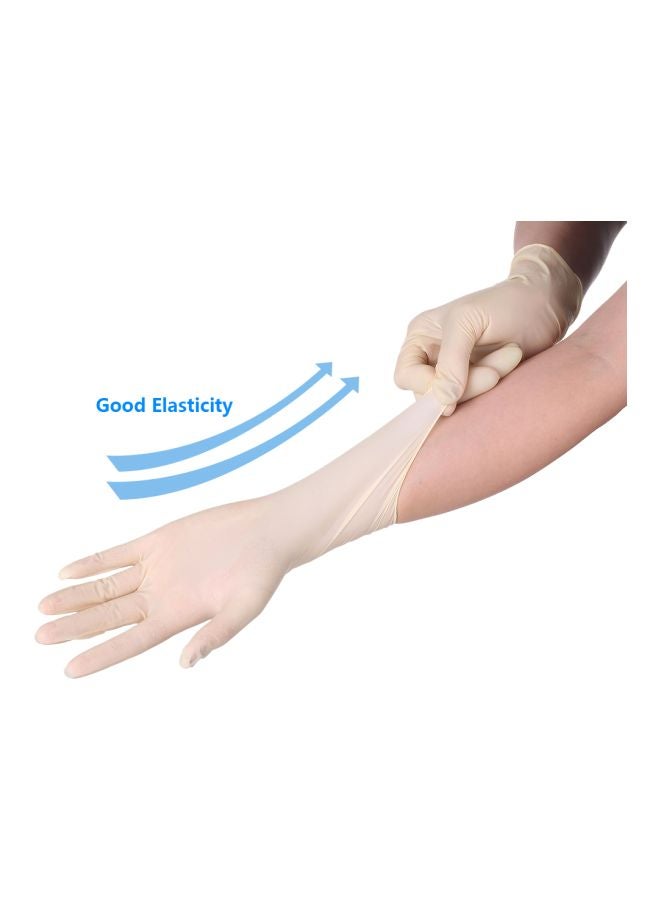 كاريفاس 100-Piece Disposable Latex Examination Gloves - Image 4