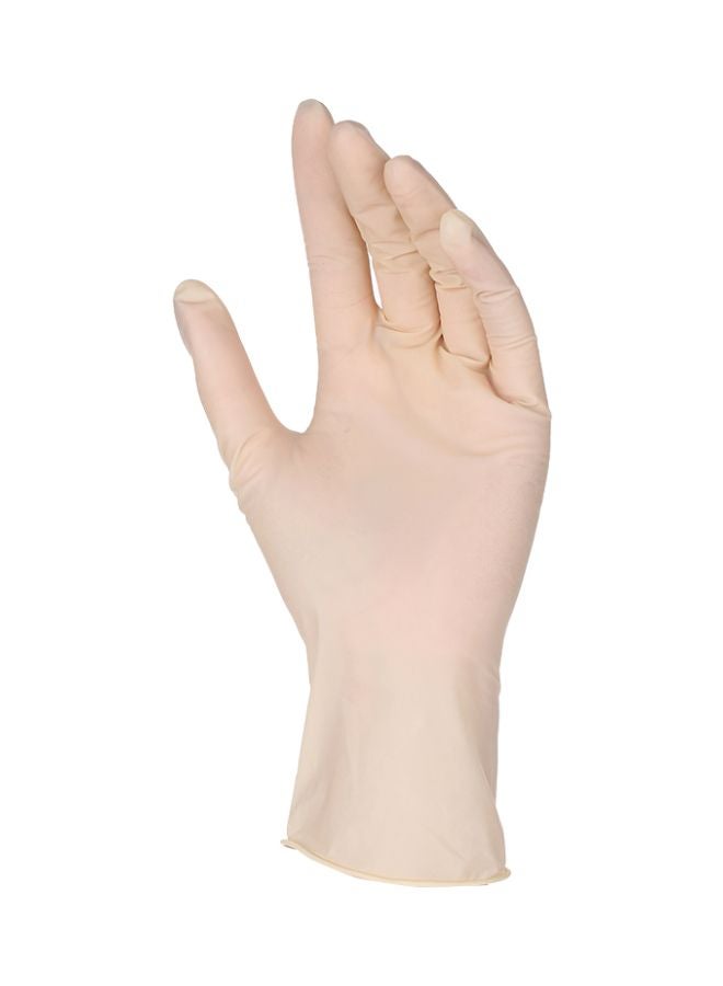 كاريفاس 100-Piece Disposable Latex Examination Gloves - Image 1