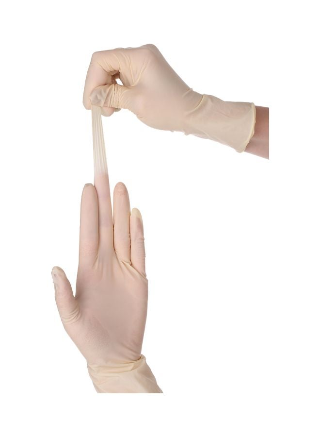 كاريفاس 100-Piece Disposable Latex Examination Gloves - Image 2