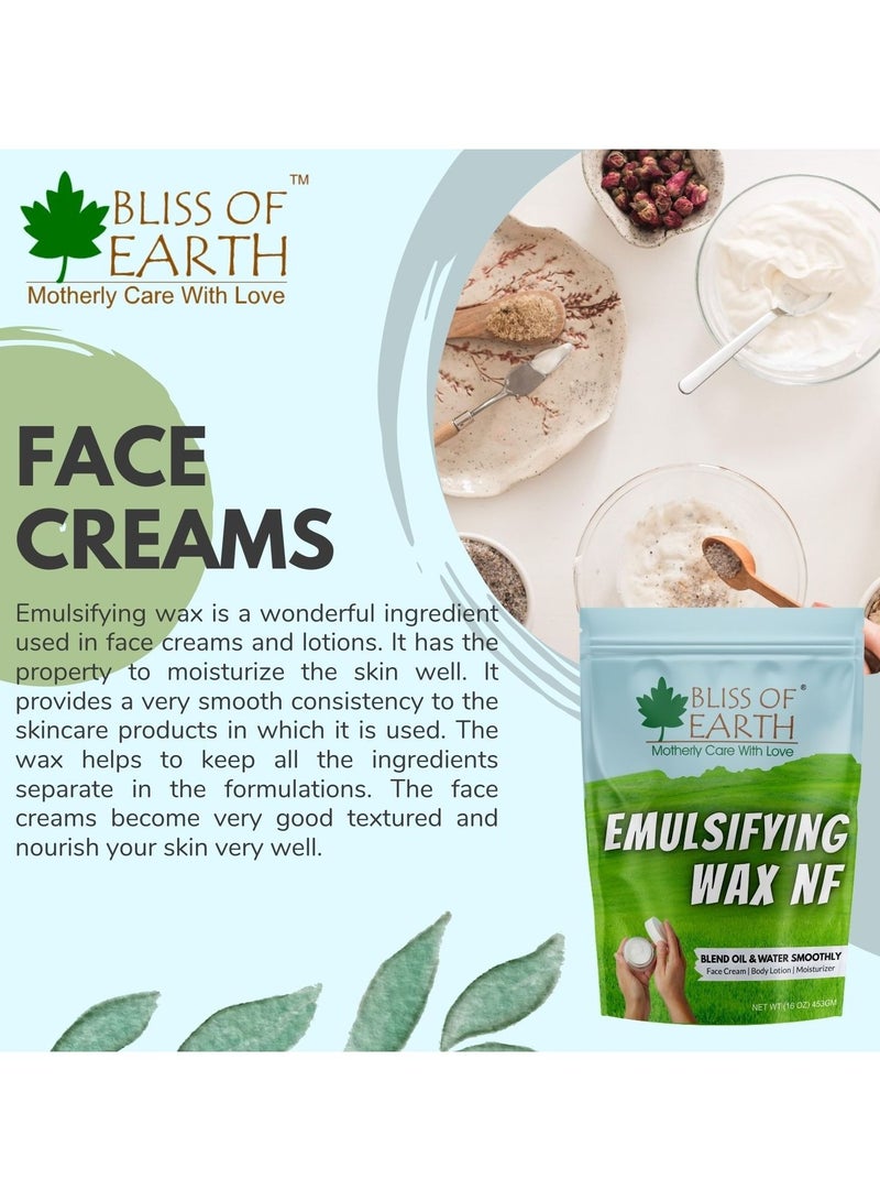 BLISS OF EARTH 32 OZ Emulsifying Wax NF Cosmetic Grade Wax Best for Soap Lotion Body Moisturizer & DIY Products 907gm - Image 4