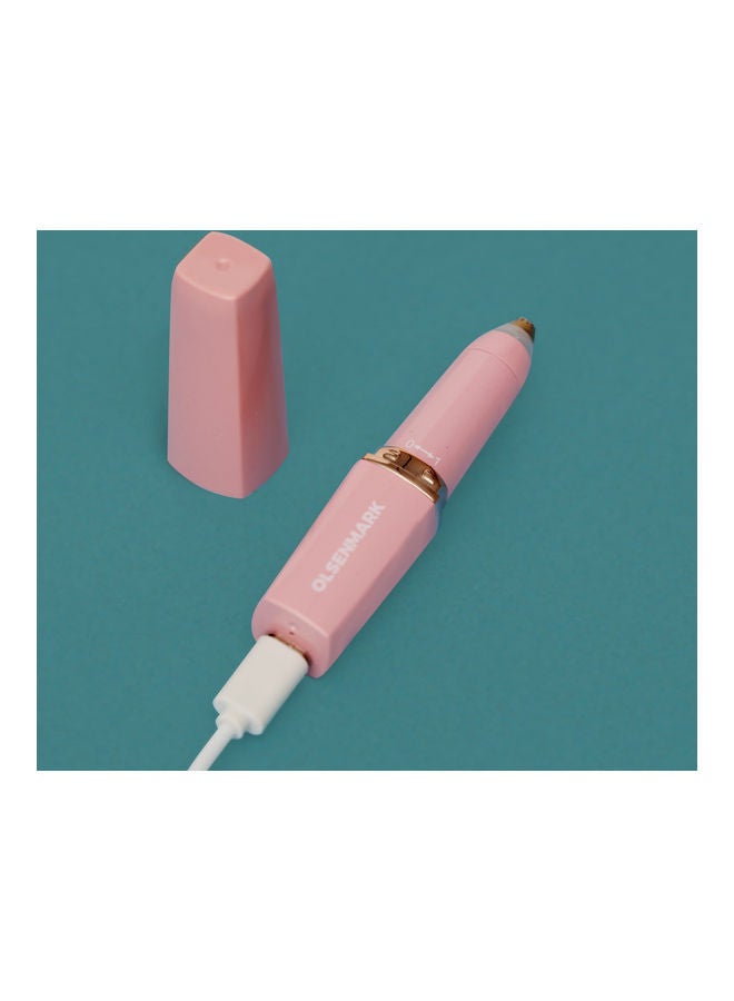 نيبمينينت ماكينة تهذيب شعر الحواجب قابلة للشحن وردي/فضي 0.12كجم - Image 3