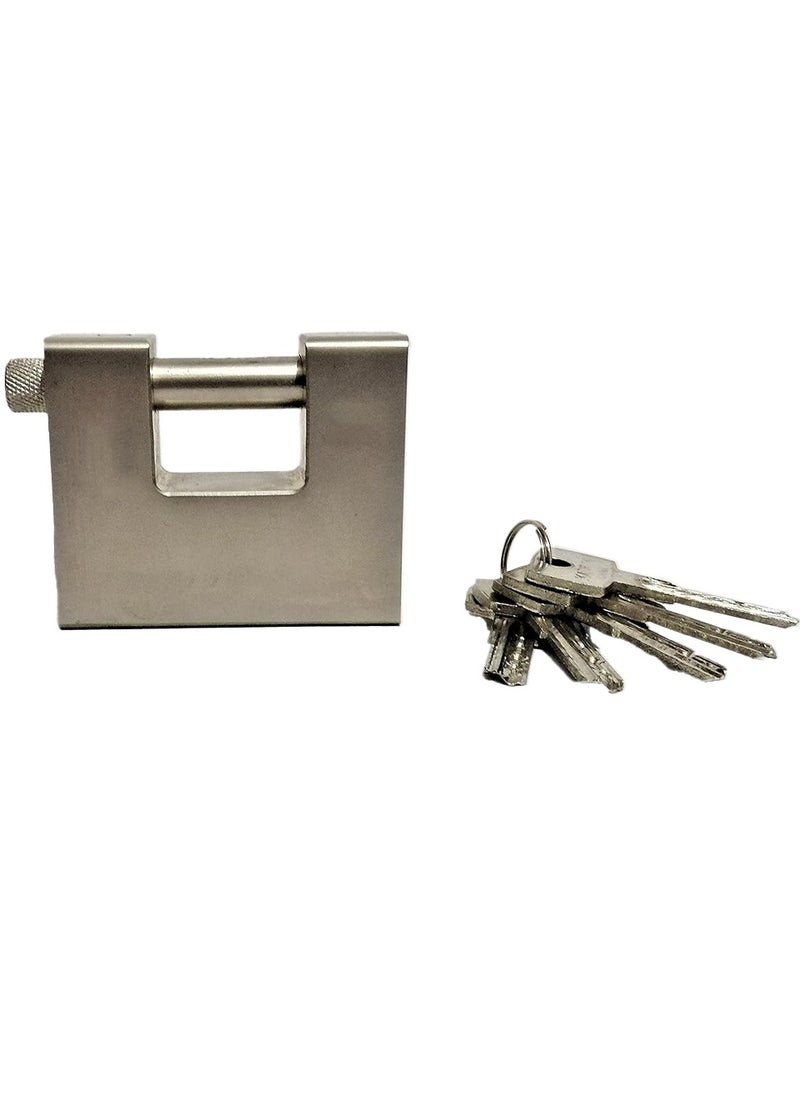 Bravo high quality lock is durable and safe. They come in different models, high security with 4 keys (74mm) and others with different key numbers and sizes 