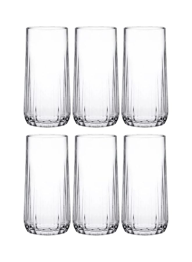 Pasabahce Nova Drink Cup Set with Water and Juices, 6 Coun Clear - Image 1