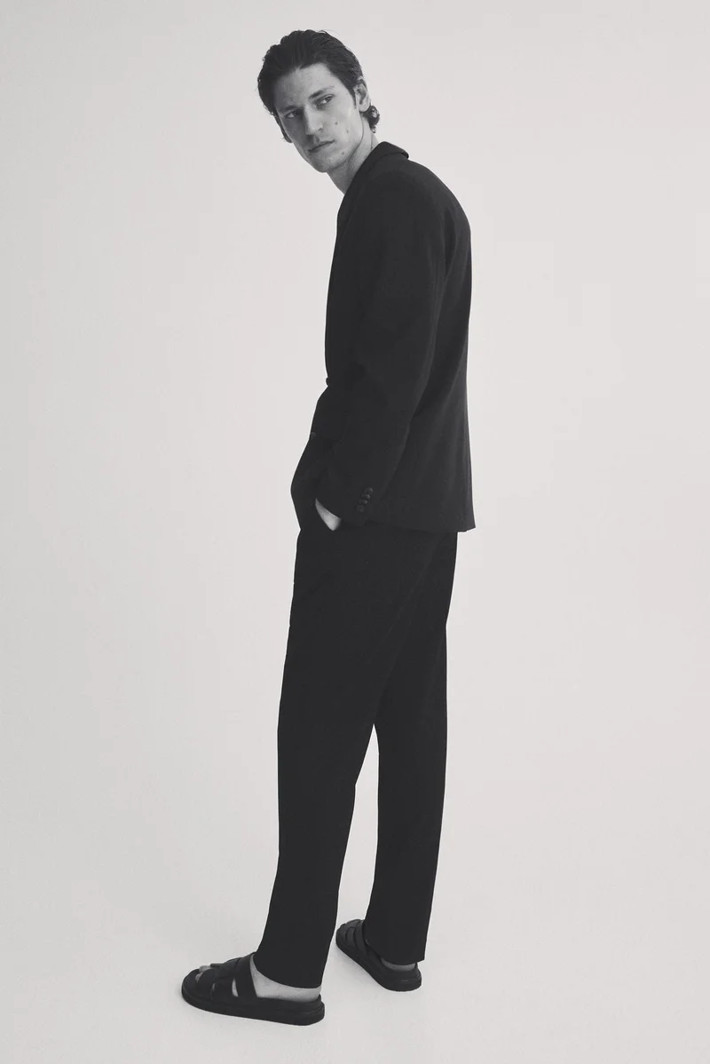 H&M  Relaxed Fit Double-breasted blazer for Men | Best Price UAE