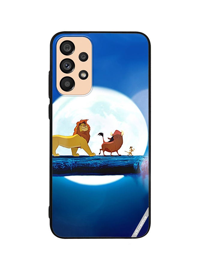 VR CREATIVE Protective Case Cover For Samsung Galaxy A33 5G Lion King Design Multicolour - Image 1