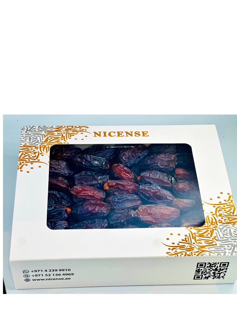 Nicense Nicense Premium Medjoul Dates – Medium Size 1Kg Gift Box | Super Moist & Juicy | Ramadan Special | Healthy Energy Snack | Perfect for Gifting - Image 3