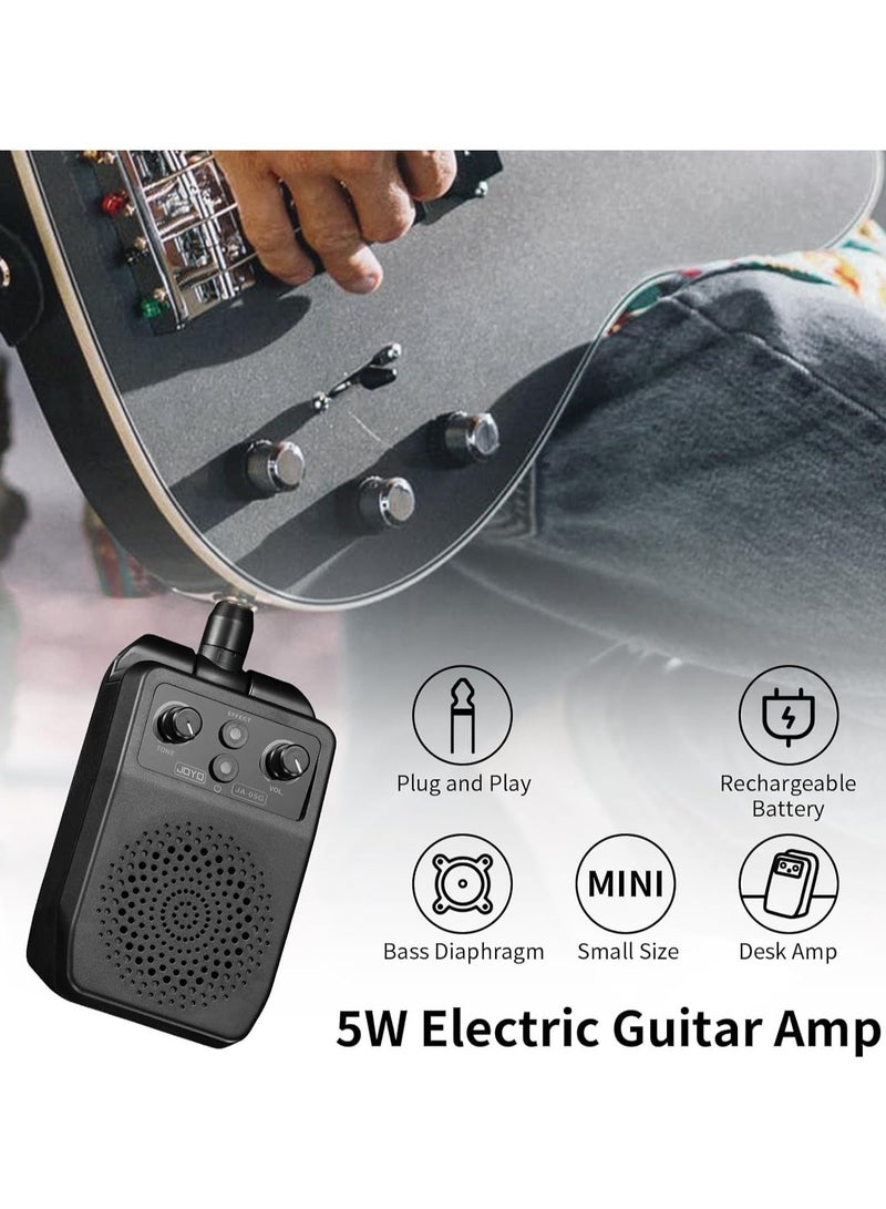 JOYO Mini Guitar Amp 5W Portable Small Electric Guitar Practice Amp Bluetooth Rechargeable Guitar Amplifier Built-in 4 Effects Clean Distortion Overdrive Reverb  - Image 2
