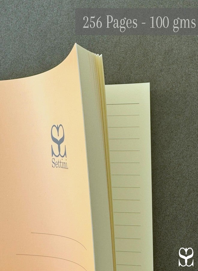 SETTINI® Lined Refill Journal Notebook for Refillable Journals - Premium A5 100 gsm Sheets Ruled Notepad 8.25 x 5.5 Inches with 256 Pages and Helpful Bookmark - Image 4