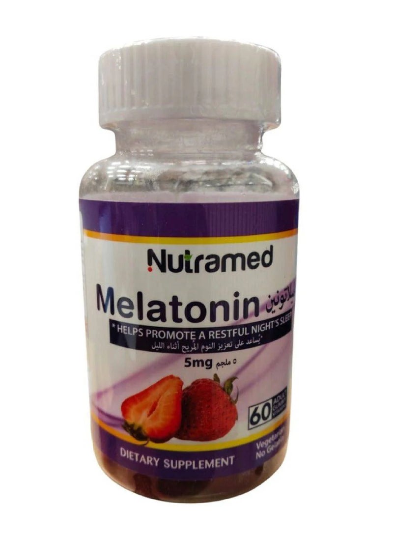 NUTRAMED MELATONIN 5MG GUMMIES 60'S