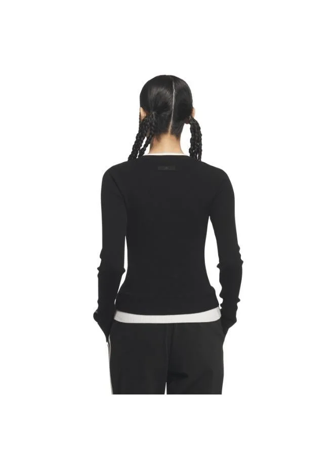 adidas Originals PREMIUM 3S BUTTON CREW Sweatshirt