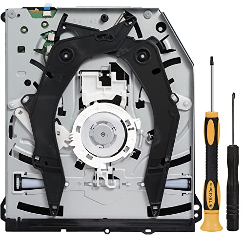 Gorliskl Blu-Ray DVD ROM Disc Drive Replacement for PlayStation 4 PS4 CUH-1200 CUH-1215A CUH-1215B CUH-12XX Series,with TSW-001 PCB Board and Opening Tool - Image 1