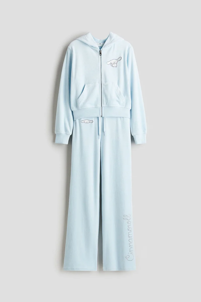 اتش اند ام طقم فيلور مزين بنقشة - عبوة من قطعتين