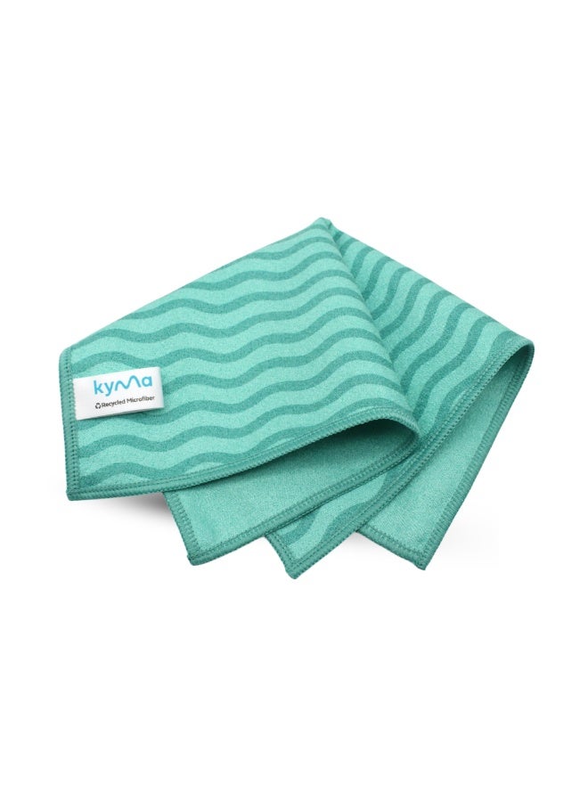 Kyma Multi-Surface Microfiber Cloth, Fast Drying, Lint-Free & Streak-Free Multi-Surface Cloth, Strong Dust Absorption, Sustainable Microfiber, Reusable & Machine Washable - Image 1