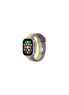 Apple Watch Band 49mm 45mm 44mm 42mm Stripe Silicone Replacement Band for iWatch Ultra2 Ultra Series 9/8/7/SE/6/5/4/3/2/1