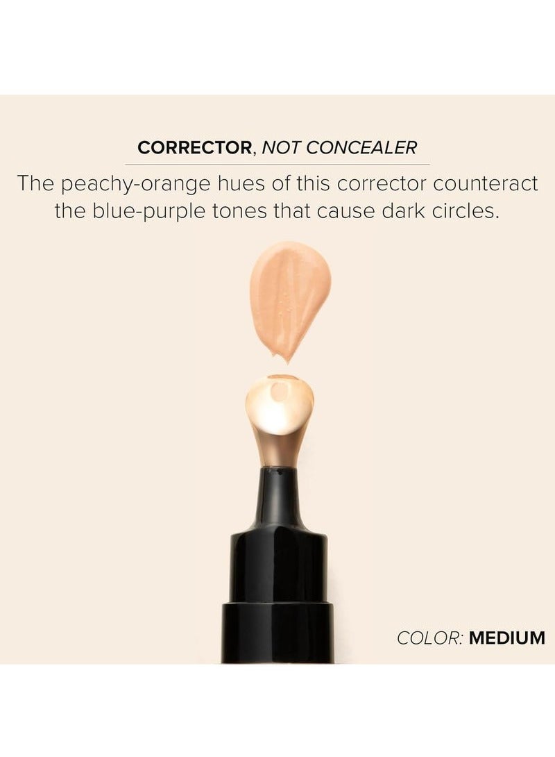 BARUBT Luminous Eye Corrector SPF 41, Under Eye Color Corrector for Dark Circles, Anti-Aging Tinted Eye Cream, Hydrating Eye Serum with Peach Undertone FSA/HSA Eligible, Medium - Image 3