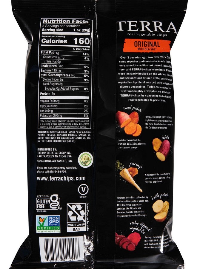 تيرا رقائق الخضار تيرا، رقائق الخضار الأصلية مع ملح البحر، 5 أونصة - Image 2