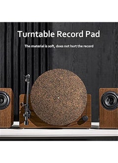 Generic Cork Turntable Mat for Record Players 3 Mm Thickness, Anti Static Slipmat for Reduce Noise and Better Sound Support, for Cleaner Audio Output  - Image 2
