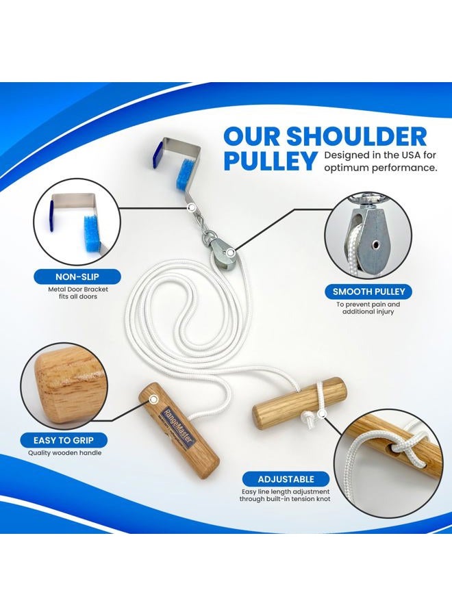 RangeMaster DIY Ranger Do-It-Yourself Shoulder Pulley for Physical Therapy Exercise- Metal Bracket Door Attachment - Image 2