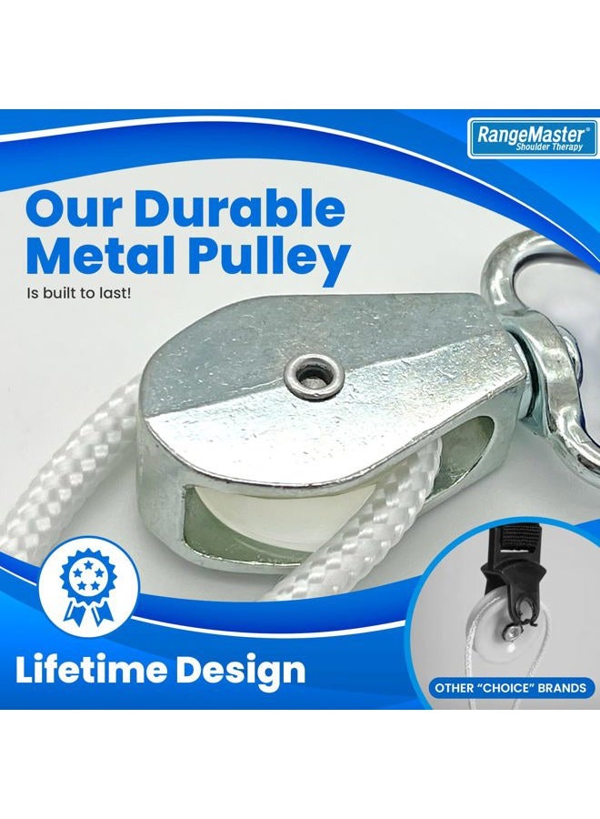 RangeMaster DIY Ranger Do-It-Yourself Shoulder Pulley for Physical Therapy Exercise- Metal Bracket Door Attachment - Image 4