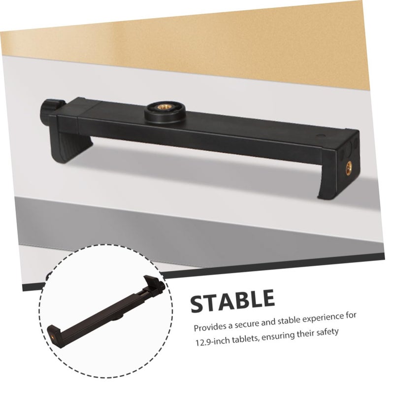 Universal Tablet Tripod Mount Holder Clip Compatible with Selfie Sticks for Stable Photography and Presentations - Image 4