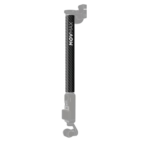Vaxis Global Movmax Carbon Fiber Extension Tube of Blade Arm for DJI Pocket 3/Insta 360/GoPro Camera Car Mount, Capture Ultra High/Low Shots - Image 1