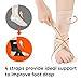 NEOFECT Drop Foot Brace Beige Right AFO Foot Drop Brace for Walking Drop Foot Brace with Shoes Stroke Recovery Equipment Foot Drop Brace for Sleeping Adjustable Ankle Brace Right - Image 4